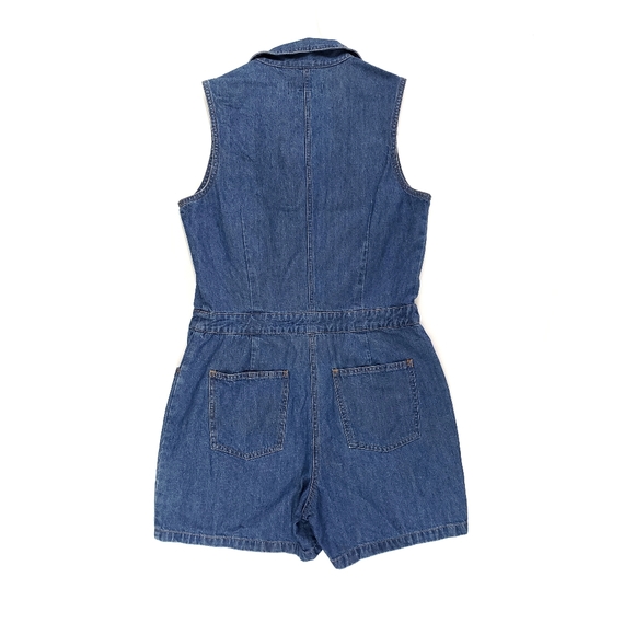 VS London Jean 10 Vintage Cotton Denim Romper F - Picture 3 of 9